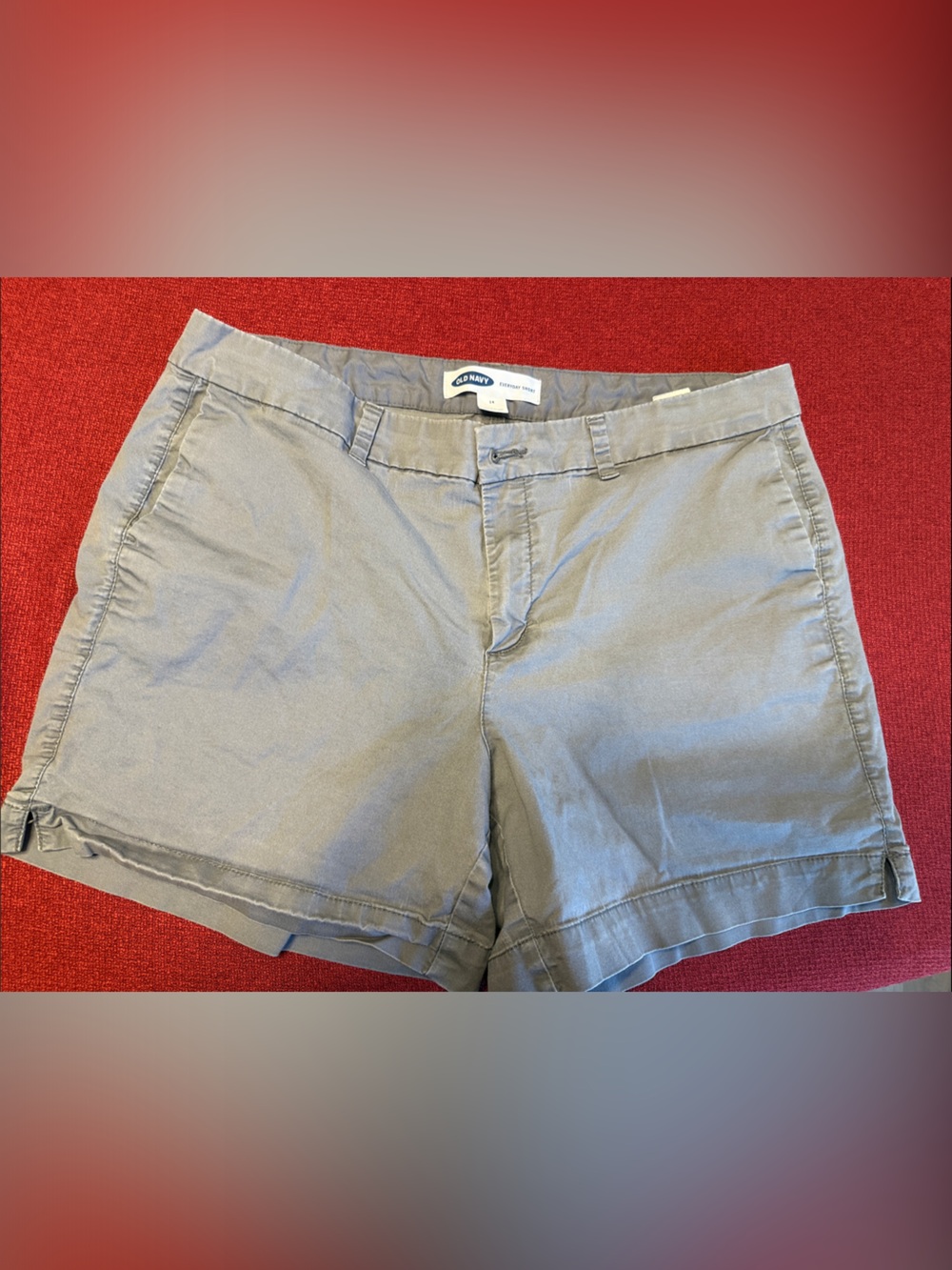 Old Navy Women's Gray Flat-Front Casual Shorts